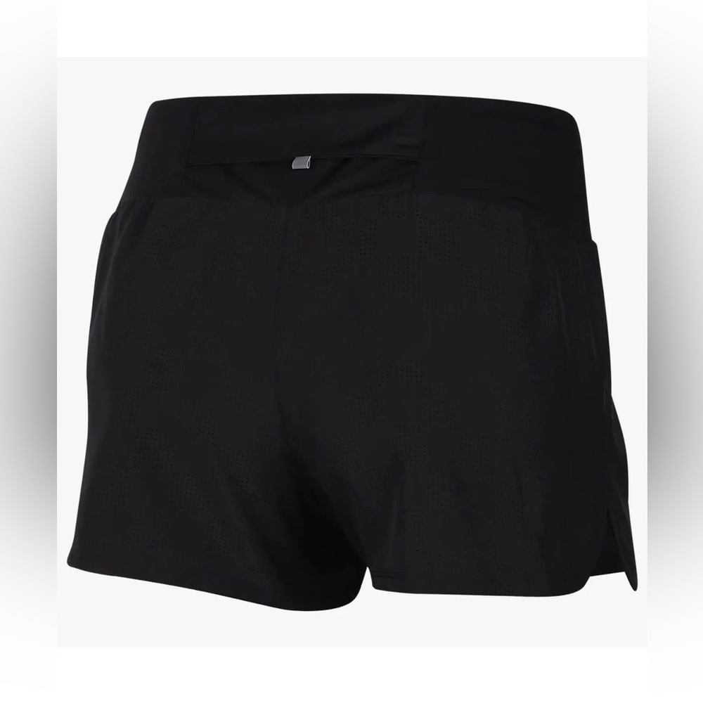 Nike Women's Crew Shorts Black Perforated Woven Fabric Size 2XL - Picture 6 of 13